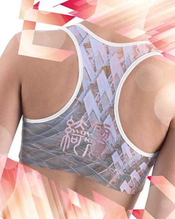 Rome (I) T-Racerback Bra - 4 - WOWKIREI.COM