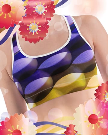 Athens (I) T-Racerback Bra - 1 - WOWKIREI.COM