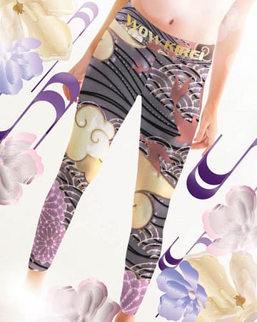Tokyo (I) A Full Length Leggings - 1 - WOWKIREI.COM