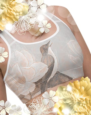 Cyzarine (III) T-Racerback Bra - 3 - WOWKIREI.COM